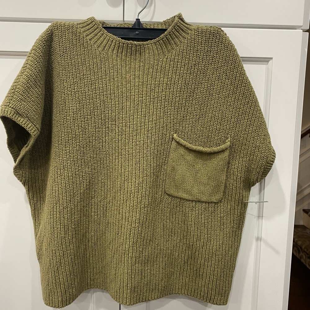 Free People Free People easy street sweater vest NEW Large - Picture 2 of 4